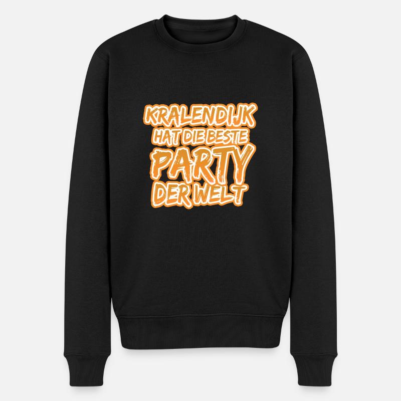 Kralendijk - Männer Premium Bio Pullover - Schwarz