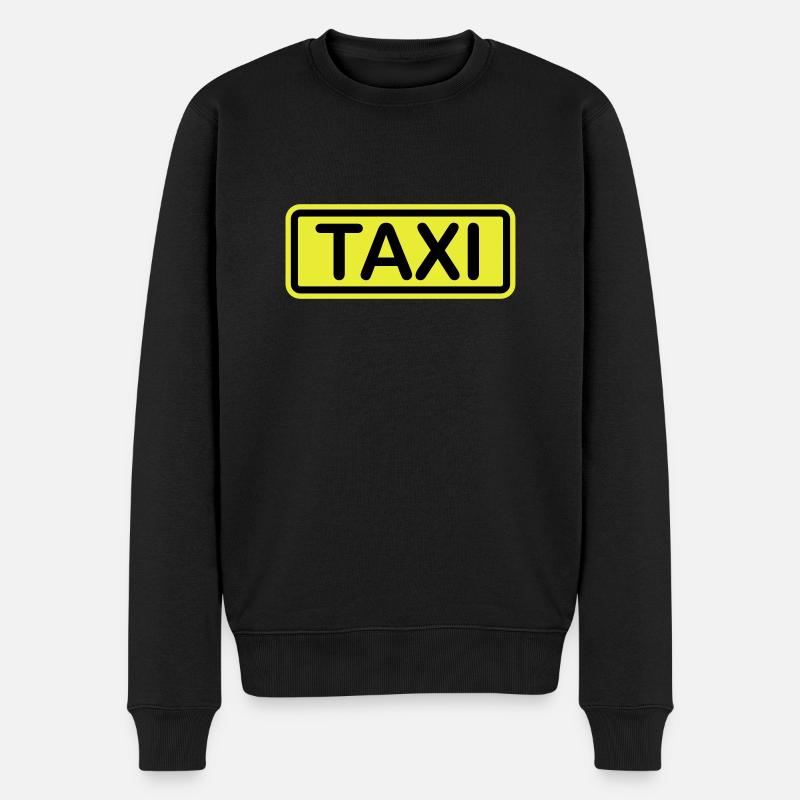 _taxi_f2 - Männer Premium Bio Pullover - Schwarz