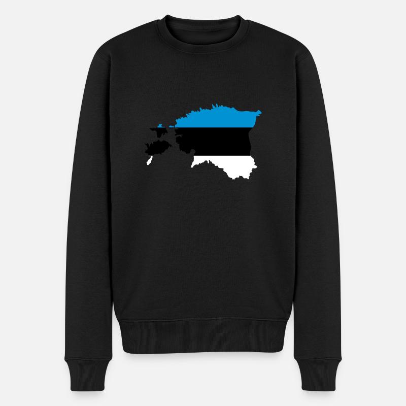 Estonie - Pull Premium bio Homme - noir
