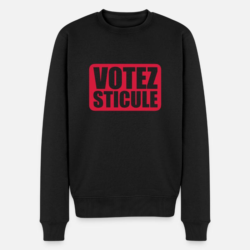 votez sitcule citation slogan humour - Pull Premium bio Homme - noir