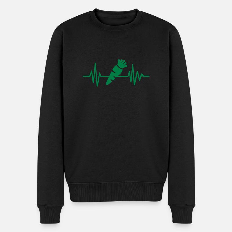 Végétarien - Pull Premium bio Homme - noir