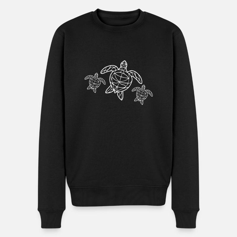 Diving Dive tauchen - Männer Premium Bio Pullover - Schwarz