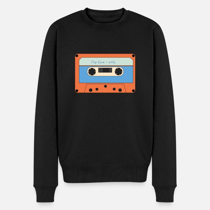 Cassette de musique - Pull Premium bio Homme - noir