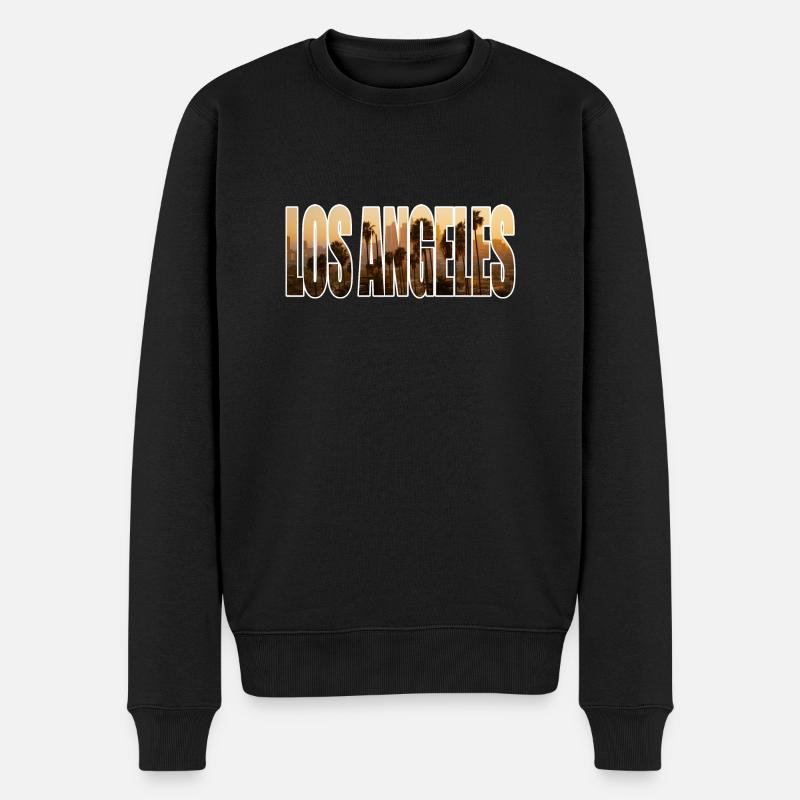 Los Angeles - Pull Premium bio Homme - noir