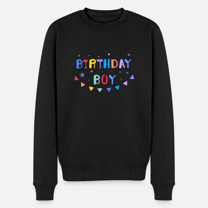 GEBURTSTAGSKIND TIPPFEHLER - Männer Premium Bio Pullover - Schwarz