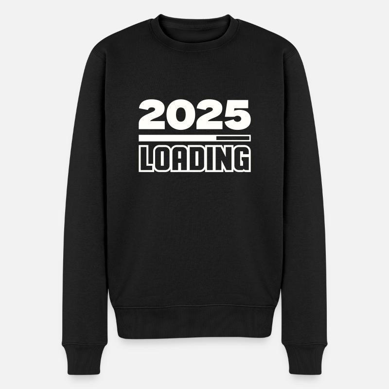 loading 2025 - Männer Premium Bio Pullover - Schwarz