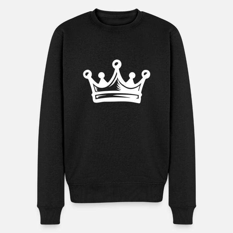 Couronne Roi - Pull Premium bio Homme - noir