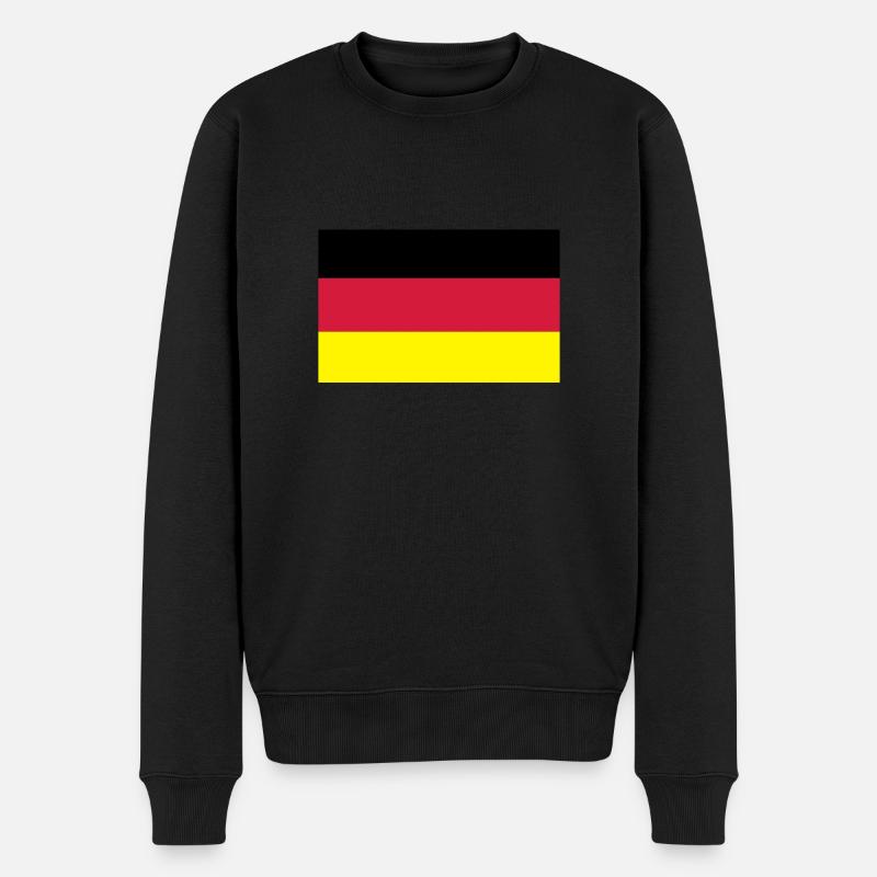 Drapeau allemand - Pull Premium bio Homme - noir