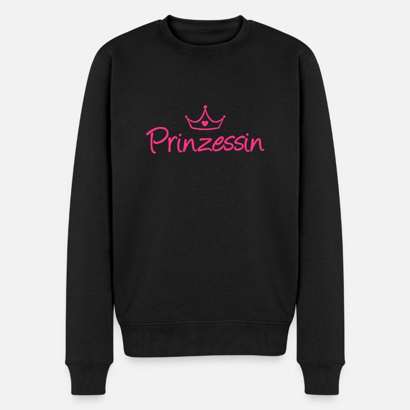 PRINCESS - Pull Premium bio Homme - noir