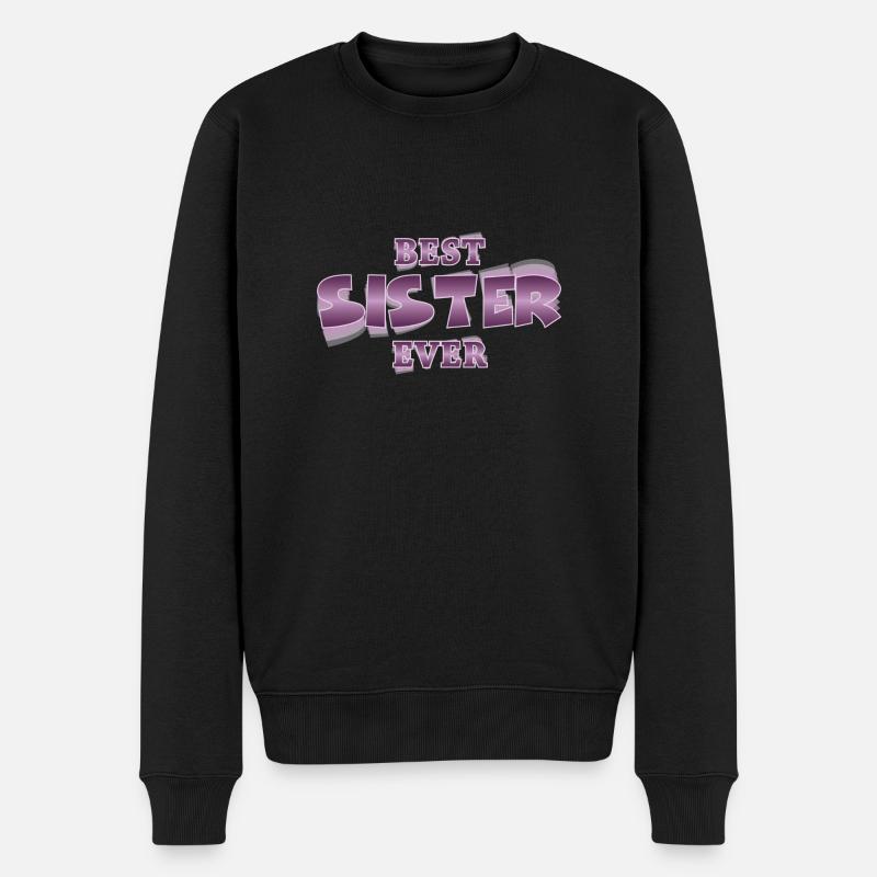 Best sister ever - Pull Premium bio Homme - noir