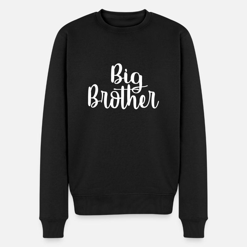Big Brother - Männer Premium Bio Pullover - Schwarz