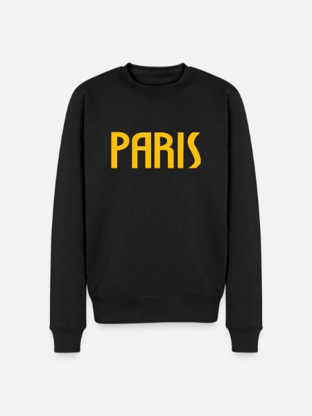 Paris - Pull Premium bio Homme - noir