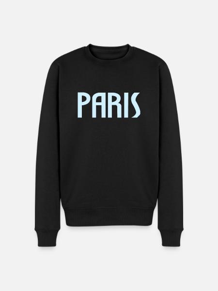Paris - Pull Premium bio Homme - noir