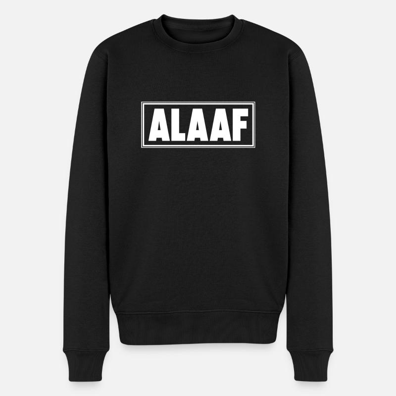ALAAF - Pull Premium bio Homme - noir