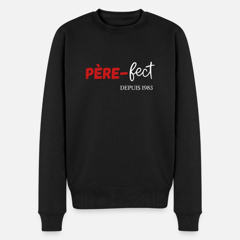 Père fect Depuis 1983 - Pull Premium bio Homme - noir
