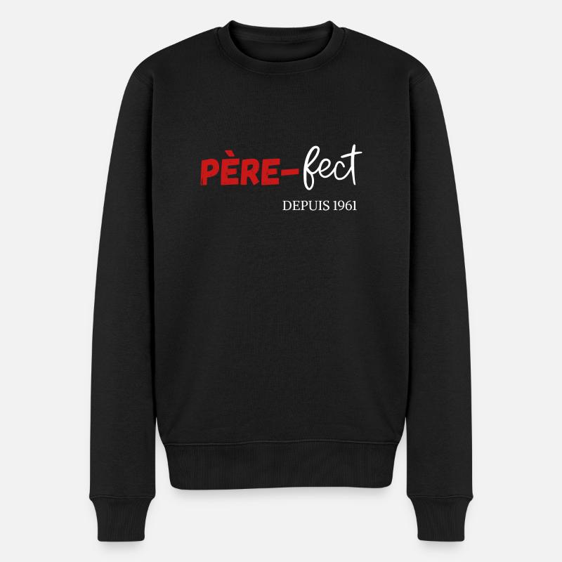 Père fect Depuis 1961 - Pull Premium bio Homme - noir