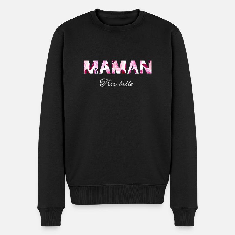 Maman trop belle - Pull Premium bio Homme - noir