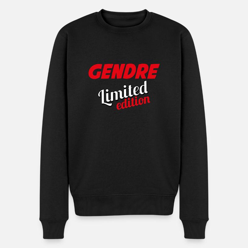 GENDRE LIMITED EDITION - Pull Premium bio Homme - noir