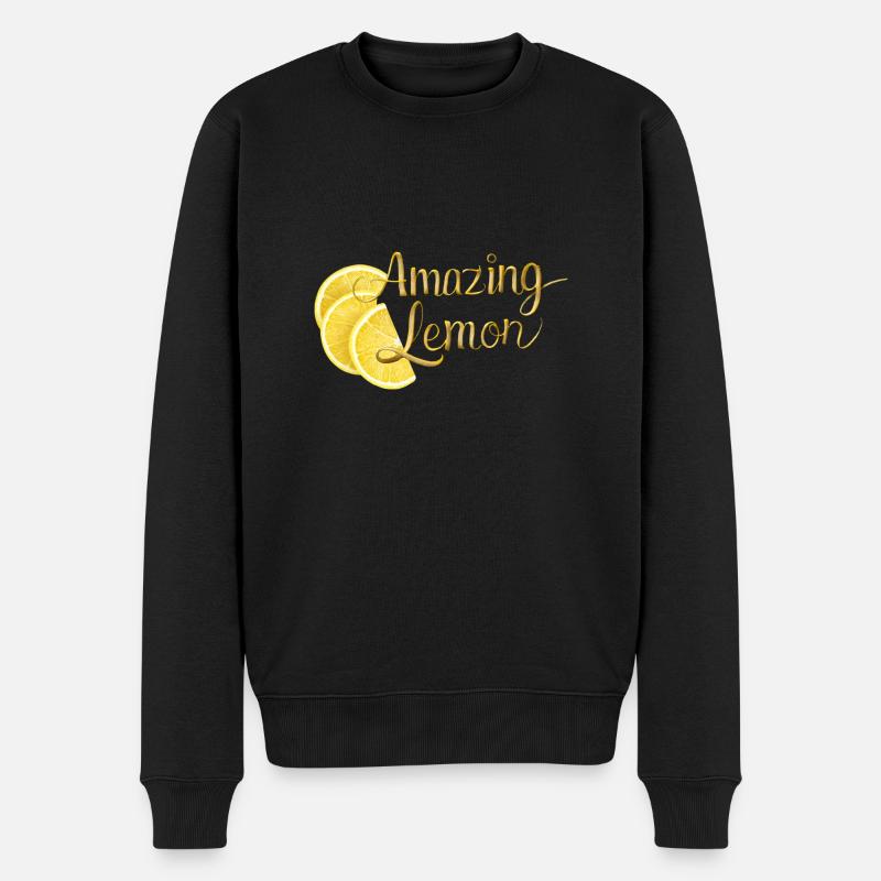 Citron incroyable - Pull Premium bio Homme - noir