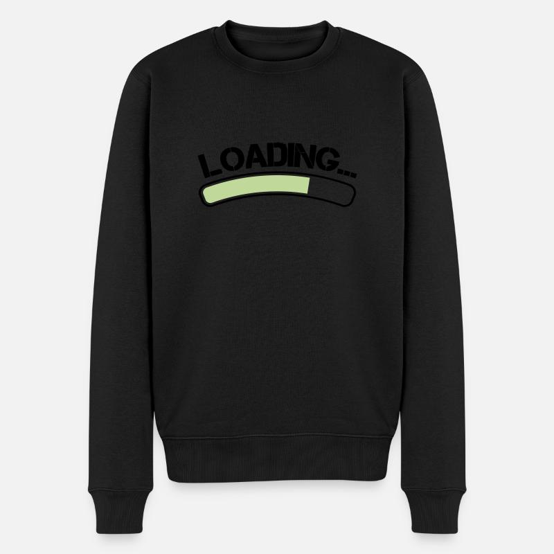 loading - Männer Premium Bio Pullover - Schwarz