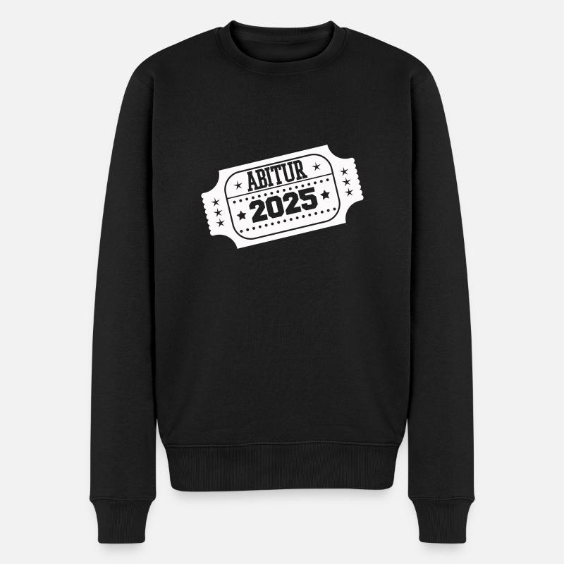 Timbre Abitur 2025 - Pull Premium bio Homme - noir