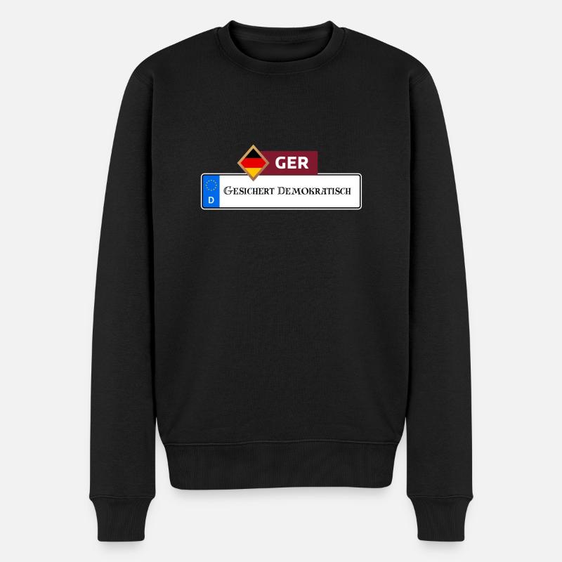 Démocratie sécurisée 2.0 | Cadeau - Pull Premium bio Homme - noir