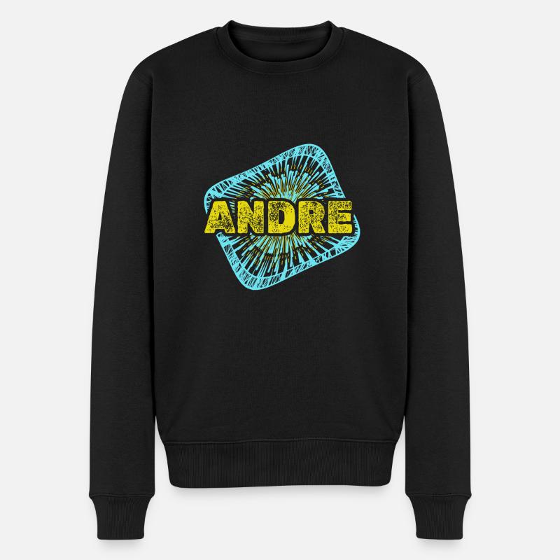 Geschenk für Andre - Männer Premium Bio Pullover - Schwarz