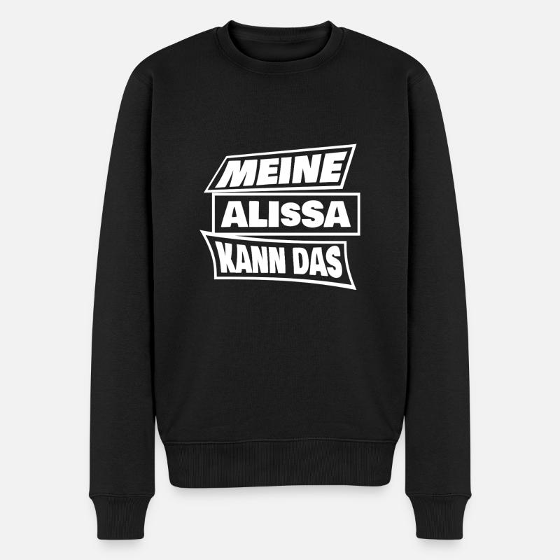 Cadeau pour Alissa - Pull Premium bio Homme - noir