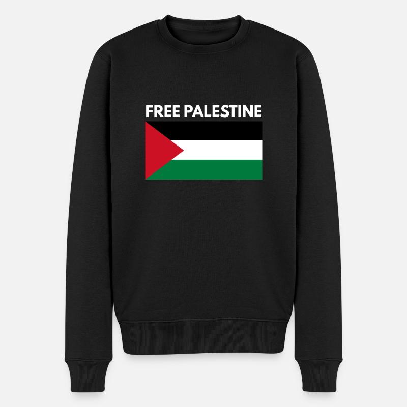 Amour Palestine - Pull Premium bio Homme - noir