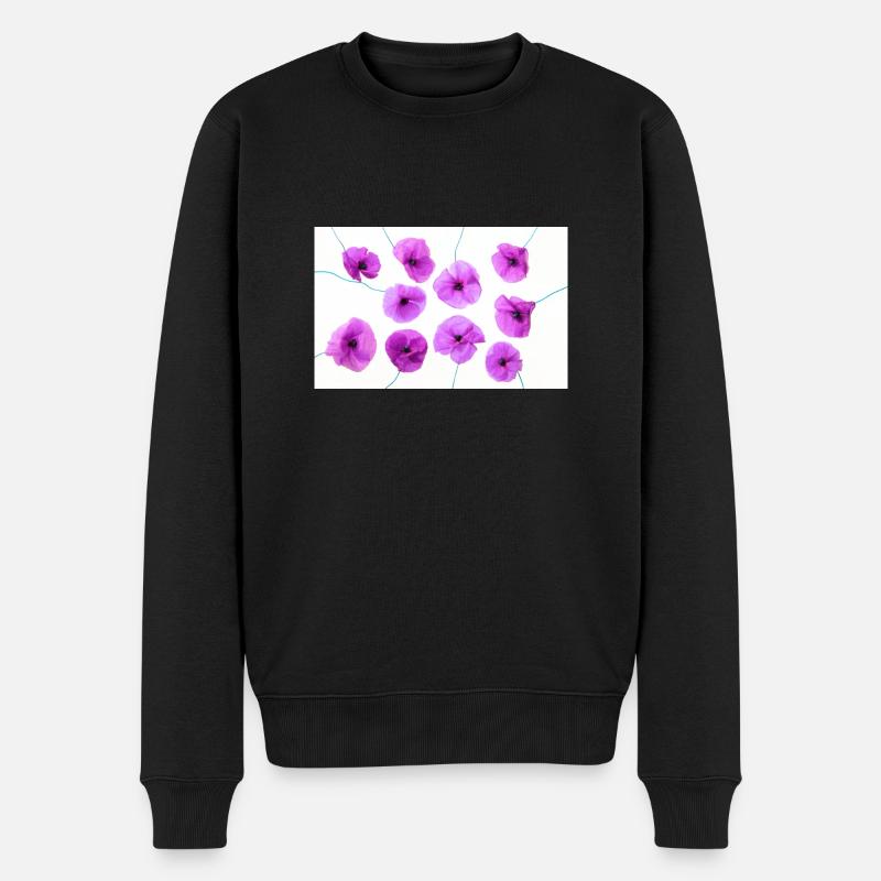 PAVOT Violet - Pull Premium bio Homme - noir