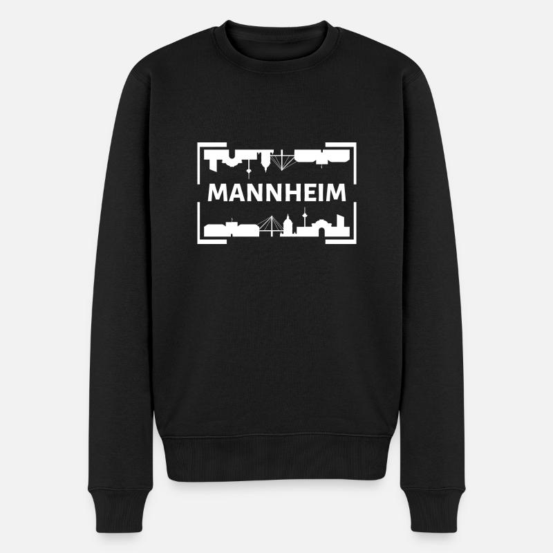 Mannheim Monnem Mannheimat - Pull Premium bio Homme - noir