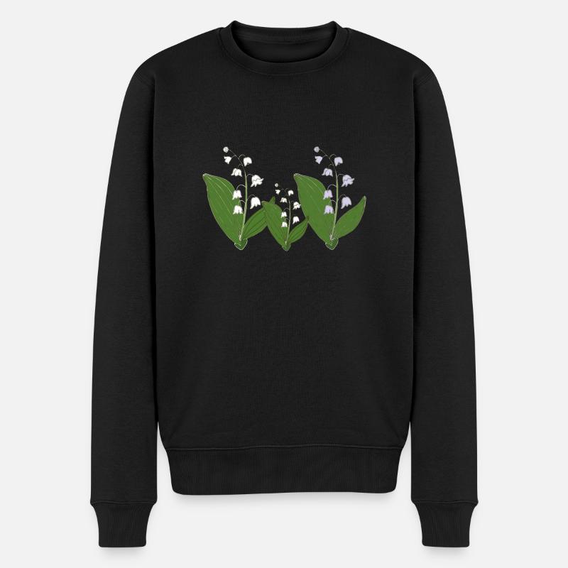 Muguet Paquet de trois - Pull Premium bio Homme - noir