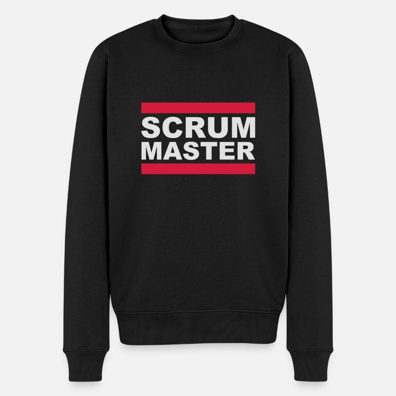 Scrum Master - Männer Premium Bio Pullover - Schwarz