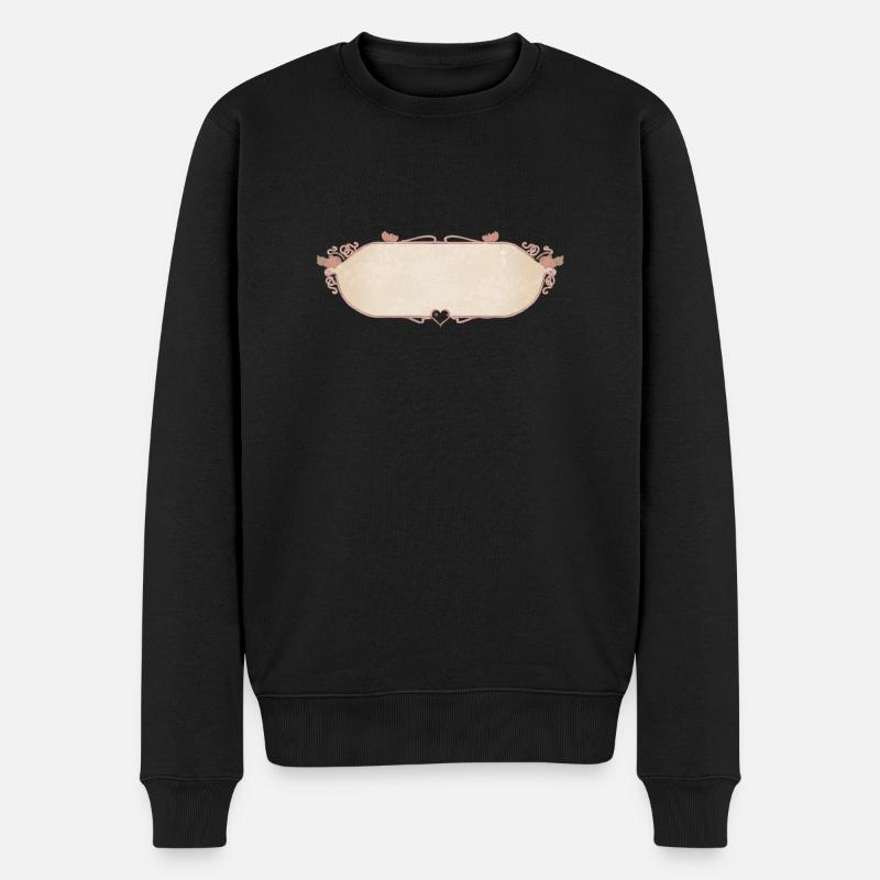 Bouclier Vintage - Pull Premium bio Homme - noir