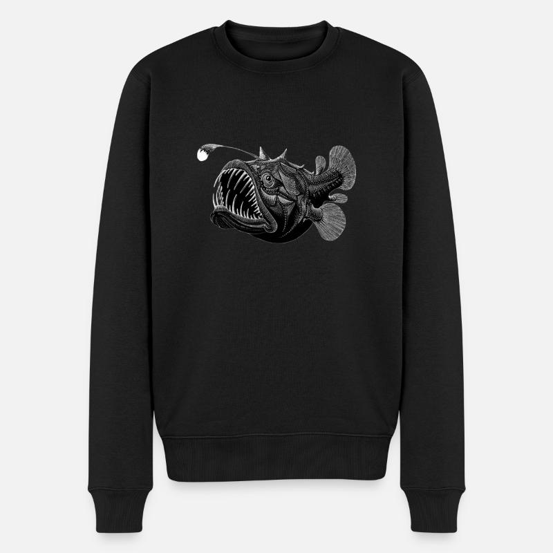 Poissons d'eau profonde - Pull Premium bio Homme - noir