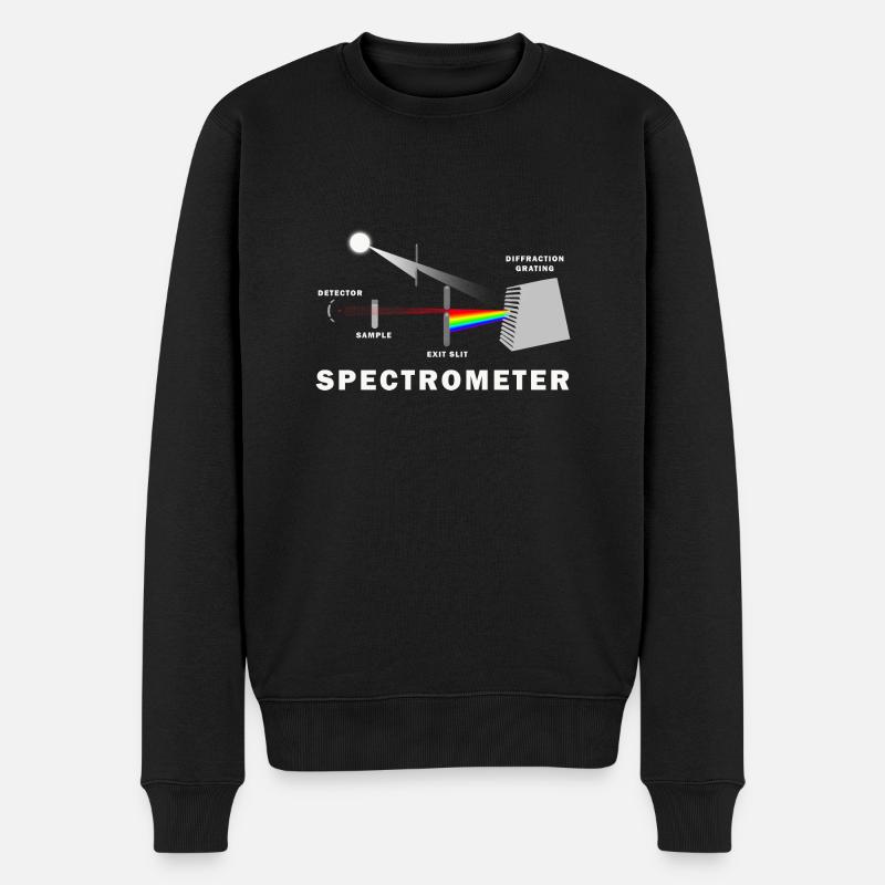 Comment fonctionne un spectromètre - Pull Premium bio Homme - noir