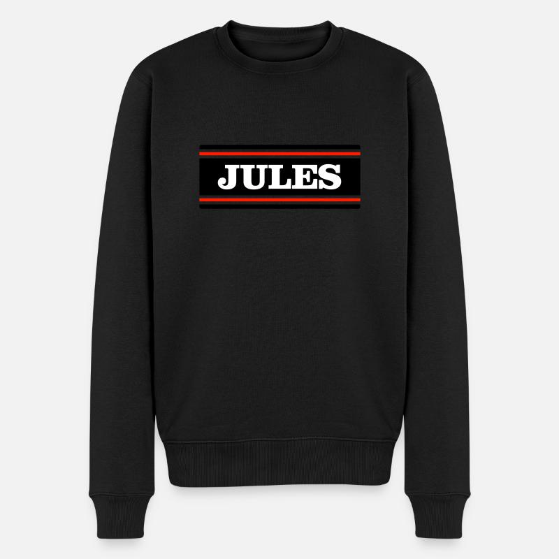 JULES - Pull Premium bio Homme - noir
