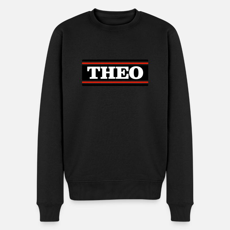 THEO - Pull Premium bio Homme - noir
