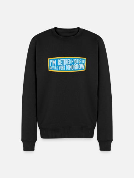 have fun at work - Men's Premium Organic Jumper - black