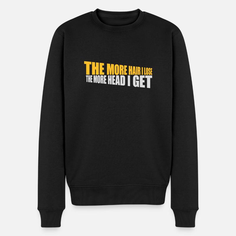 J’ai plus de tête - Pull Premium bio Homme - noir