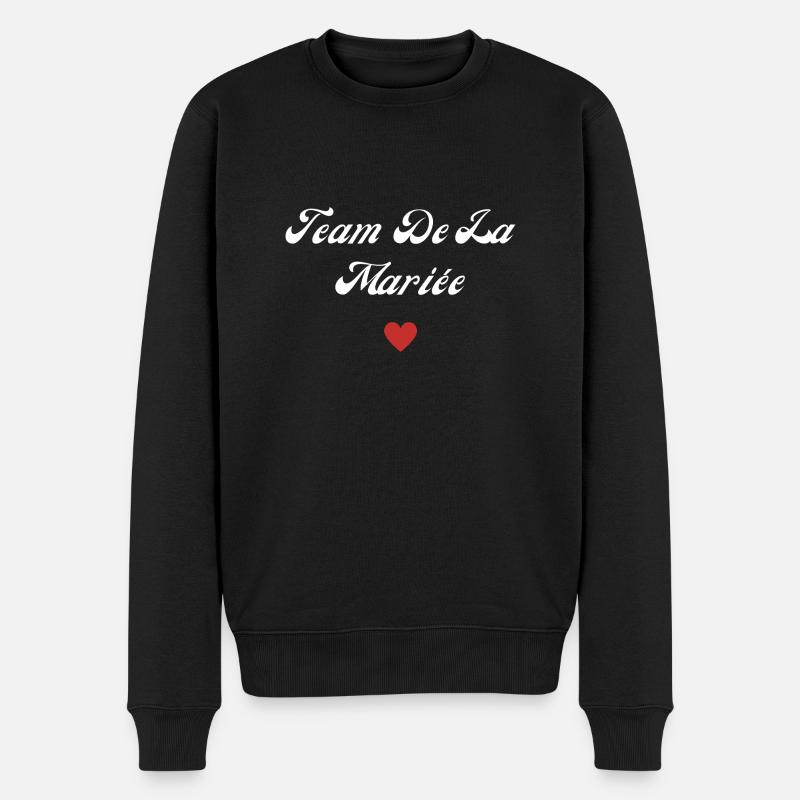 team de la mariée - Pull Premium bio Homme - noir