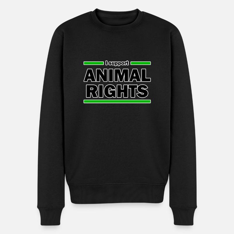 Droits des animaux - Pull Premium bio Homme - noir