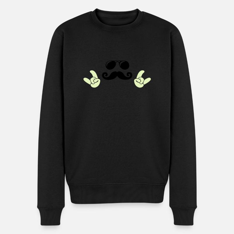 Visage froid - Pull Premium bio Homme - noir