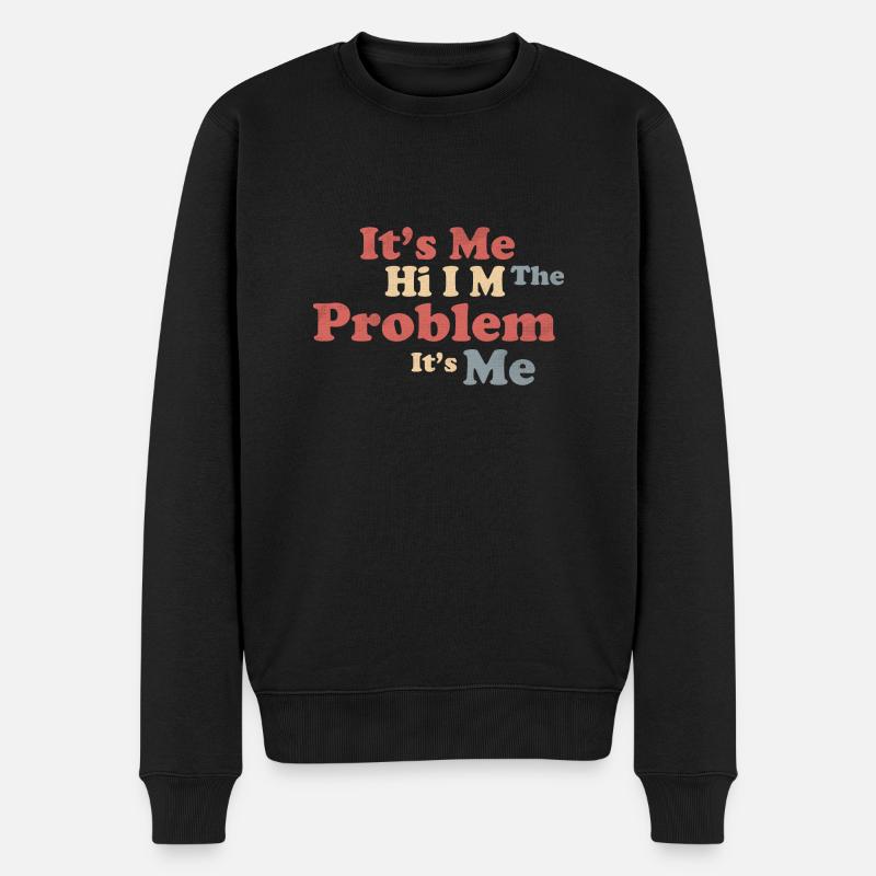 It’s me, hi - Männer Premium Bio Pullover - Schwarz