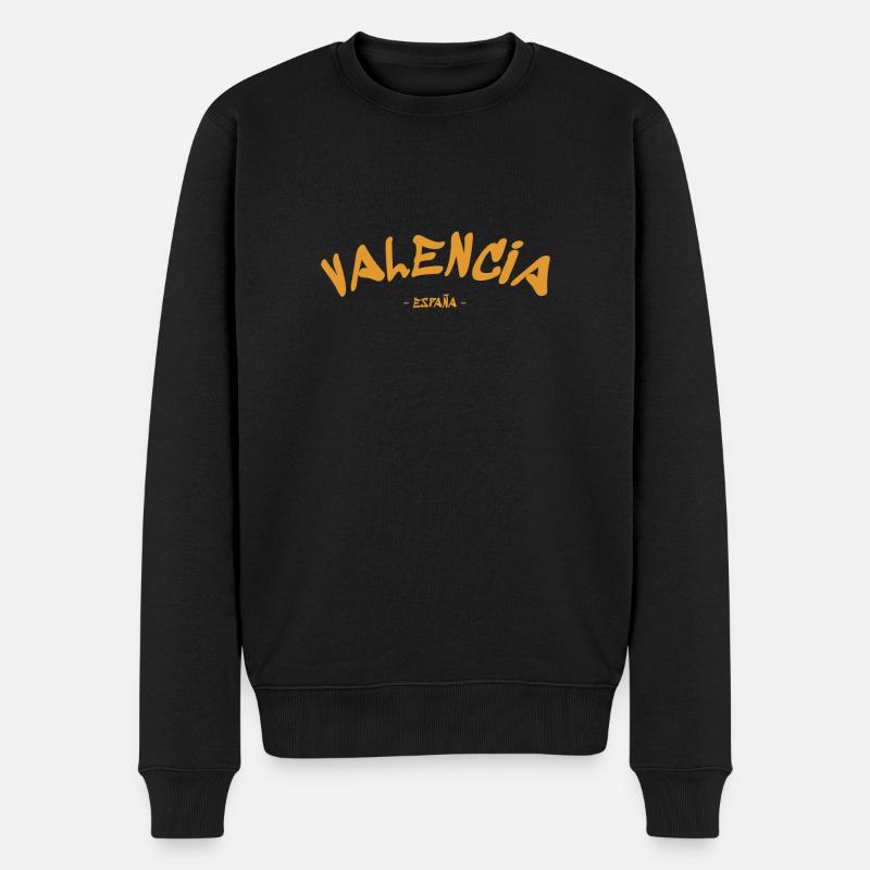Valencia - España - Espagne - Espagne - Pull Premium bio Homme - noir