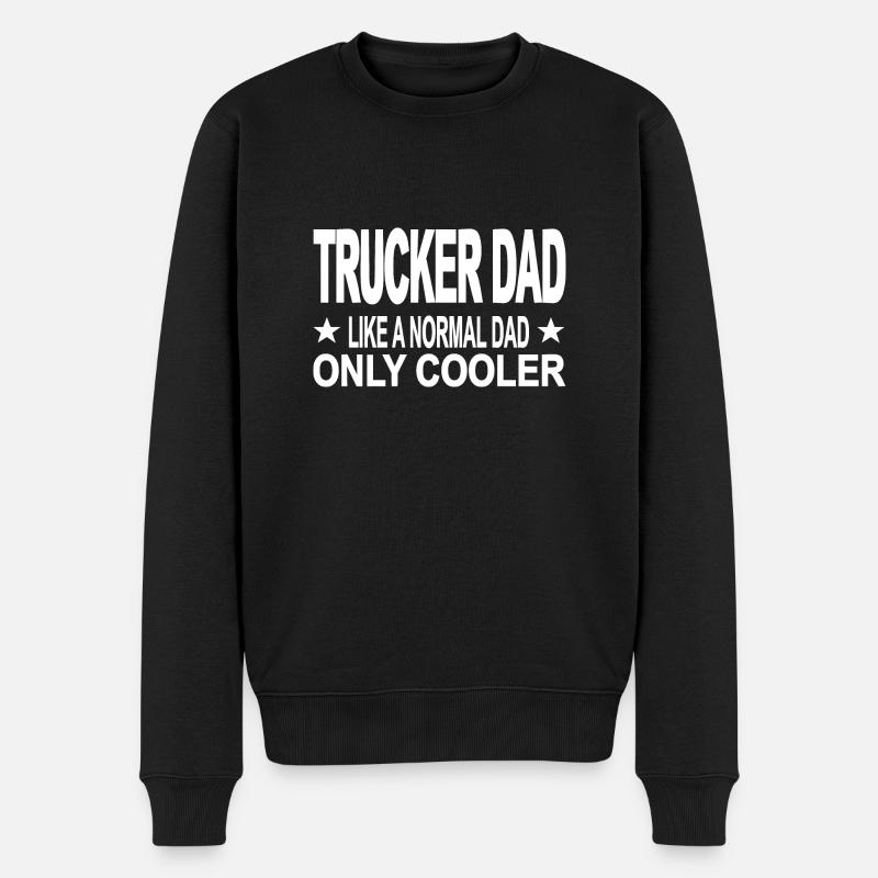 Truck - Männer Premium Bio Pullover - Schwarz