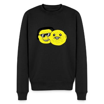 DJ Soirée Citrons Fruits Équipe Amis Équipe de fête - Pull Premium bio Homme - noir - Devant - Nico (187cm)