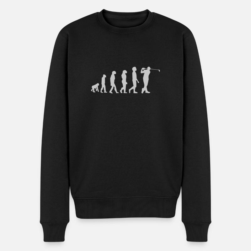 Golf Evolution - Men's Premium Organic Jumper - black