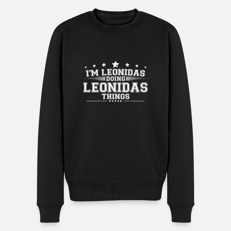 Leonidas - Pull Premium bio Homme - noir