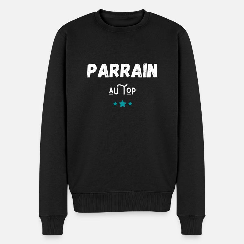 Parrain au top idée cadeau - Pull Premium bio Homme - noir
